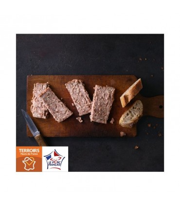 Pâté de campagne en pain 10 tranches muché