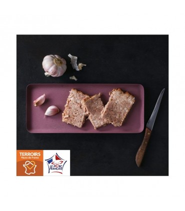 Pâté picard à l'ail 10 tranches muchail