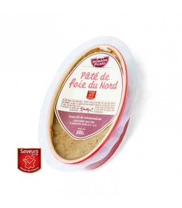 Pâté de foie du Nord terrine 600g