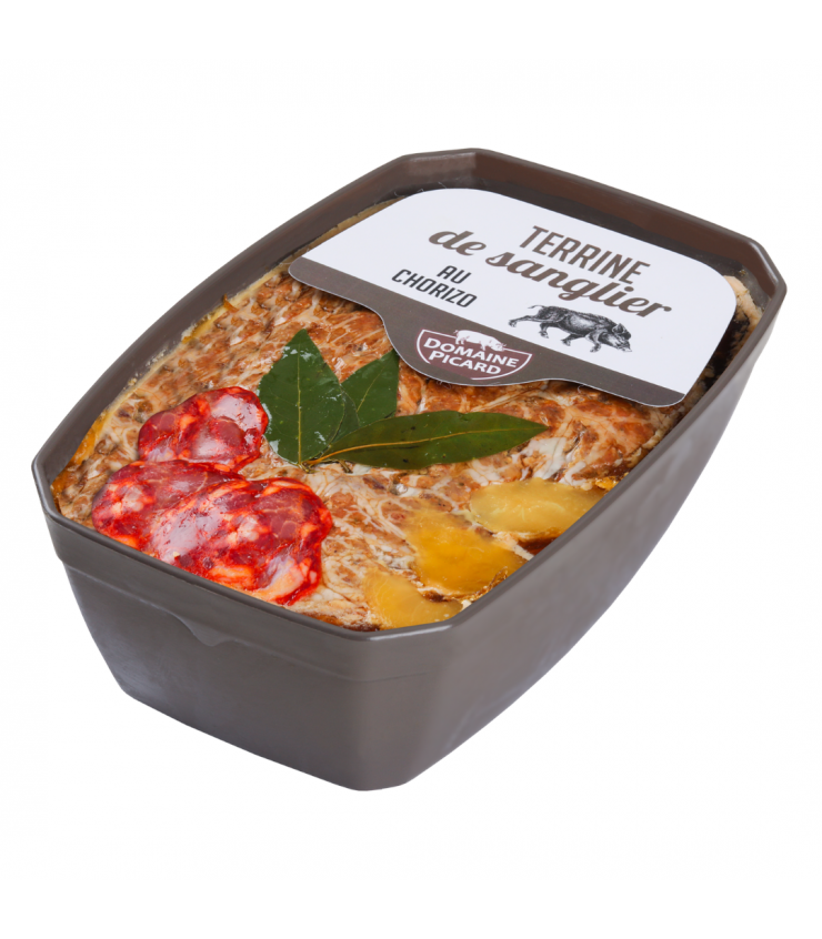 Terrine de sanglier au chorizo Domaine Picard