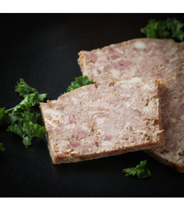 Belle tranche de pâté à la bière
