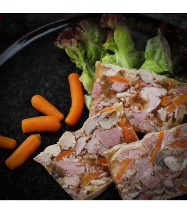 Potjevlesch aux 3 viandes : porc, lapin et volaille