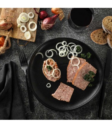 Assiette de pâté à l'échalote