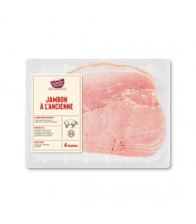 Jambon à l'ancienne blanc 4 tranches