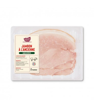 Barquette de jambon à l'ancienne sans nitrite
